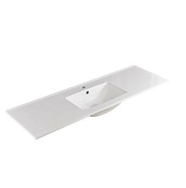 Free-Standing Shaker matt white vanity 1200mm