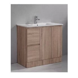 Free-Standing Timber style Vanity 900mm-1000mm