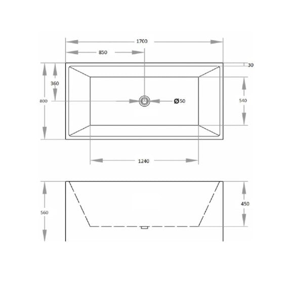 Code H-8011 1700mm