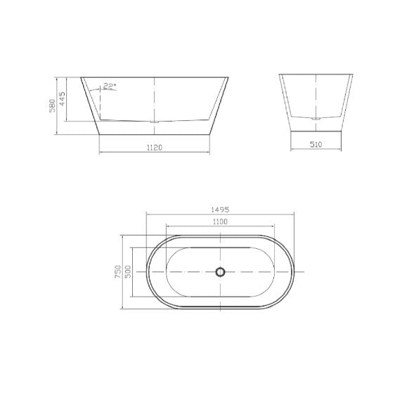 Code H-7003 1500mm